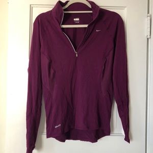 Nike Dri-Fit quarter-zip layer